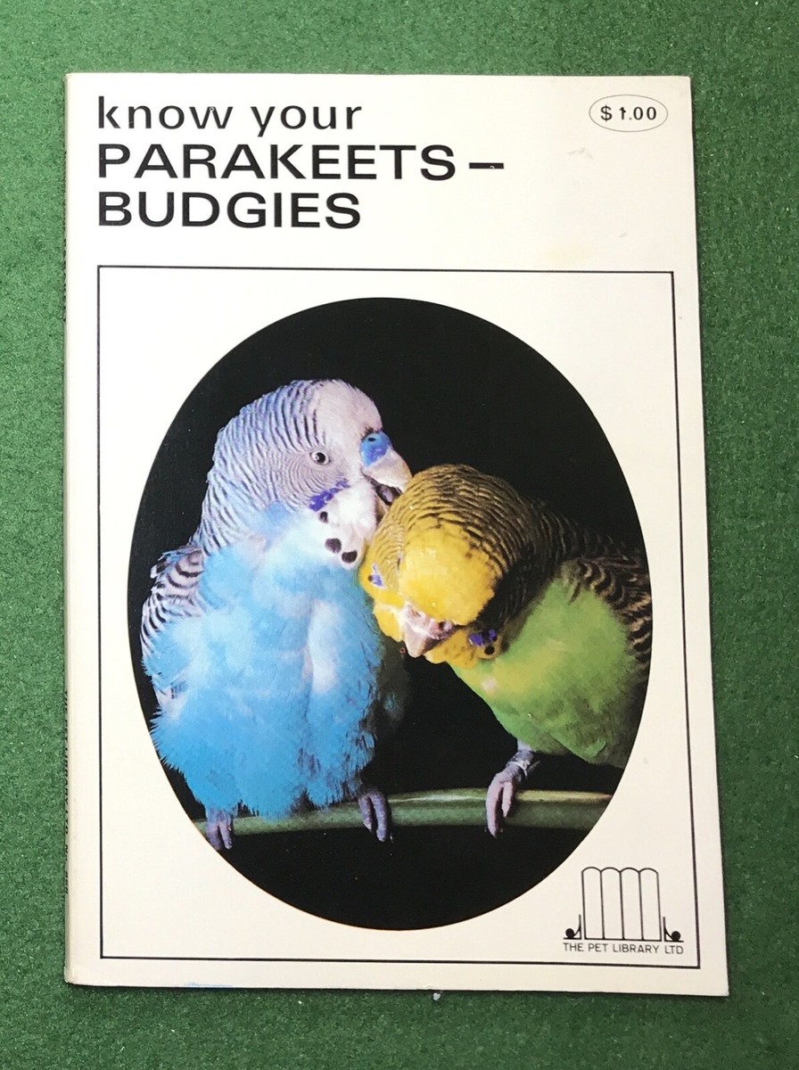 Know Your Parakeets Budgies pet care guide 1970s bird animal The