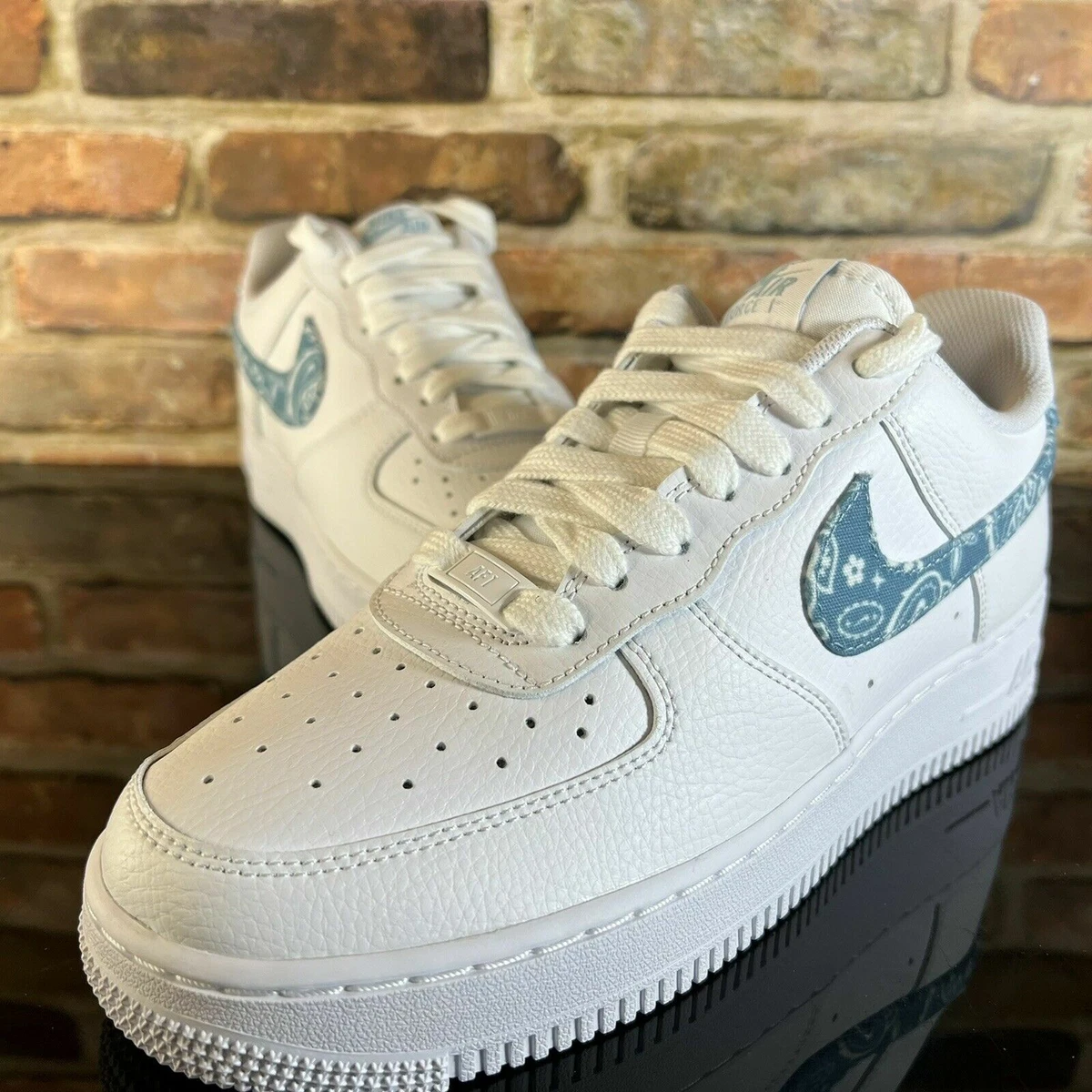 Nike Air Force 1 Low Paisley - Worn Blue Sneakers - White for Women