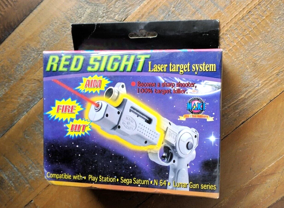 NEW ✹ Sega Saturn Red Sight Laser Target ✹ for Naki Lunar Light Gun Controller - Image 2 of 4
