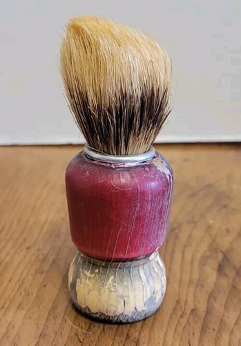 Cepillo de afeitar madera vintage - Imagen 2 de 4