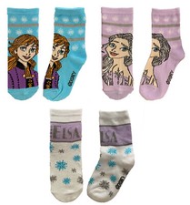 Image of Disney Frozen Socks Pack of 3