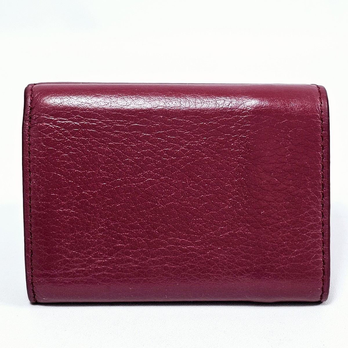 ★人気★ Balenciaga Papier Mini Wallet Red BALENCIAGA Papier Mini Tri-fold Compact Wallet 391446