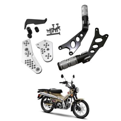FOR HONDA CT125 HUNTER CUB REAR FOOT PEGS STEP REST PASSENGER PAIR ...
