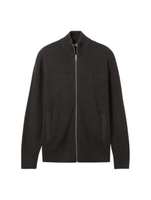 TOM TAILOR STRUCTURE MIX KNIT JACKET Herren Strickjacke