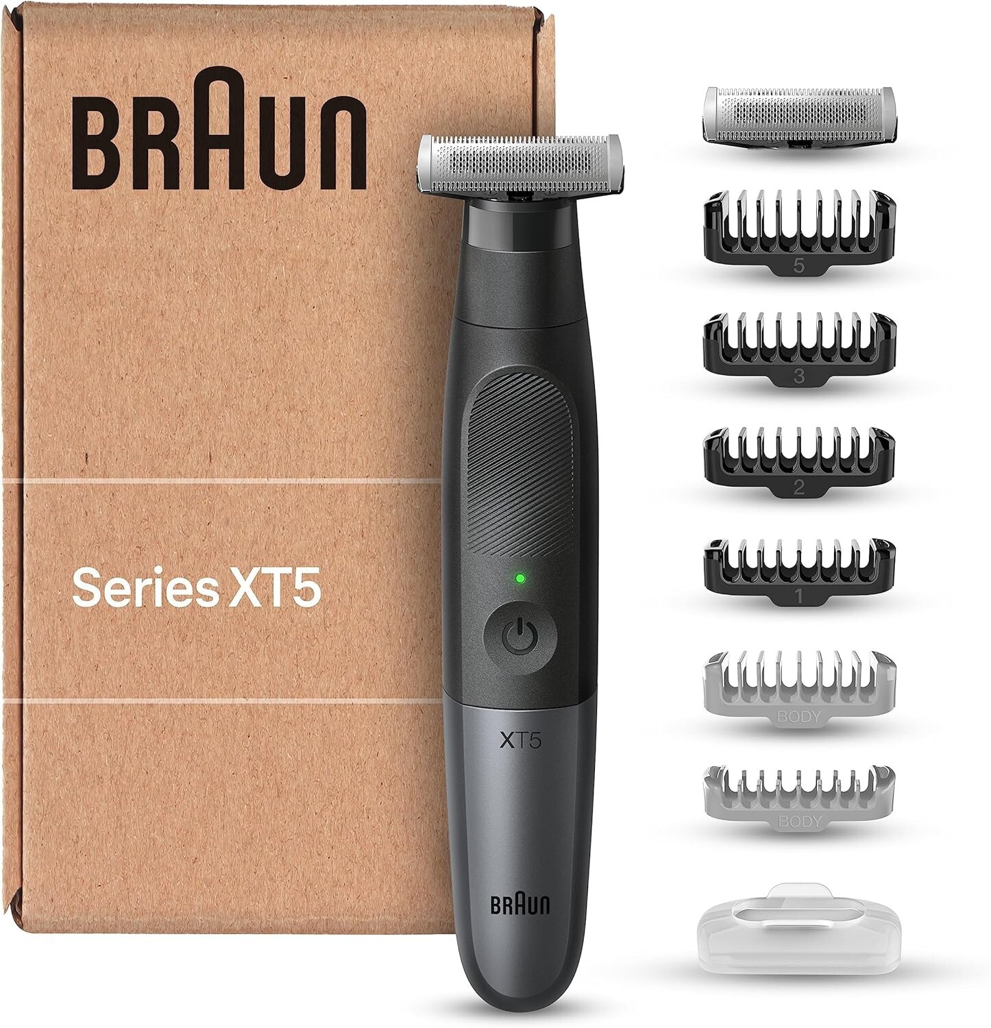 Braun XT5 XT5270 beard Trimmer & Body Shaver with 4D Blade & Attachments