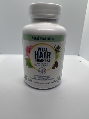 Vital Hair Complex -Hair Growth Vitamins for Women and Men -Biotin & Vitamin B