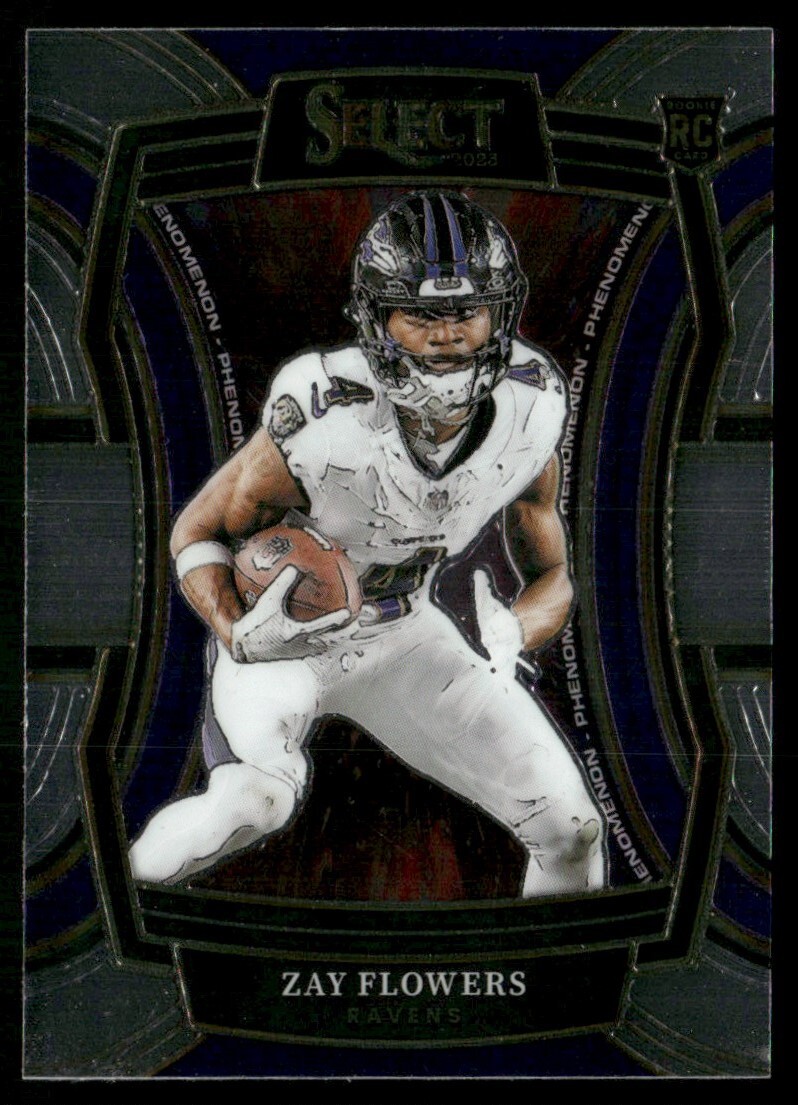 2023 Panini Select Phenomenon Rookie Zay Flowers #PH-ZFL JW1