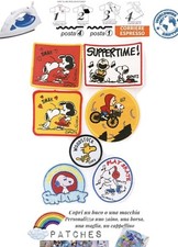 patch Snoopy Woodstock toppa termoadesiva vintage Charlie Brown Peanuts Lucy new