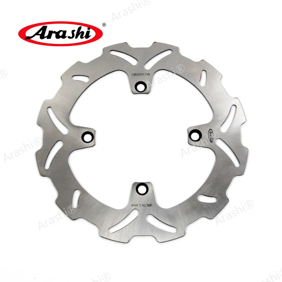 Rotor de disco de freno delantero trasero Arashi para Kawasaki KX250F 2006 - 2021 2008 2009 Foto 3 de 4