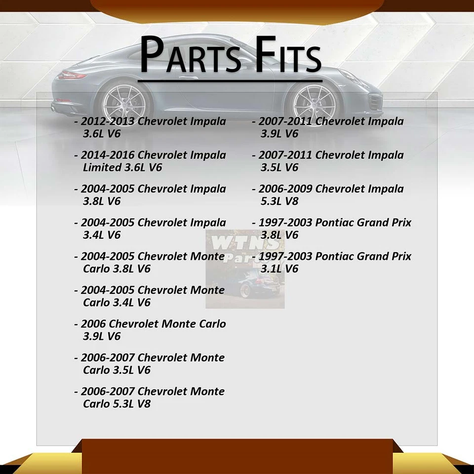 Extremos de barra de amarre exterior interior delantero 4x para Chevrolet Monte Carlo 3,8 L 2004-2005 Foto 2 de 4