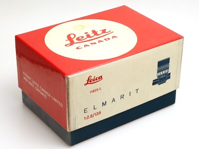 Leitz Canada Leer Verpackung für ein Leica Elmarit 1:2.8 / 135mm #11829 L