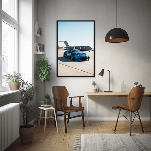 Sleek Widebody Toyota FRS Car Poster #006 - High Resolution Premium Wall Art Dec - Picture 6 of 15