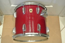 RARE 80s LUDWIG 13" CLASSIC POWER TOM PLUM CRAZY DARK RED for YOUR DRUM SET F972