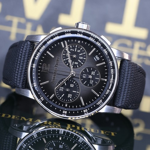 2024 AUDEMARS PIGUET CODE 11.59 41MM CHRONO SMOKE GREY DIAL 18K WHITE GOLD B&P