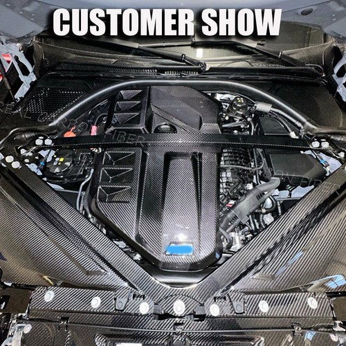 For BMW G80 M3 G82 G83 M4 2021UP Dry Carbon Fiber Engine Strut Brace Tower Bar - Bild 4 von 19