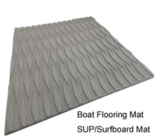 35''x94'' Surfboard Traction Pads Gray Diamond EVA Foam Boat Flooring Yacht Mat