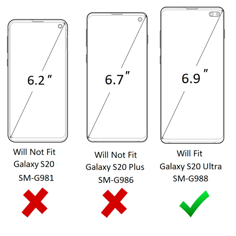 Cartera magnética a presión para Samsung S20 Ultra 6,9" con soporte para tarjeta de dos filas TEAL Foto 2 de 2