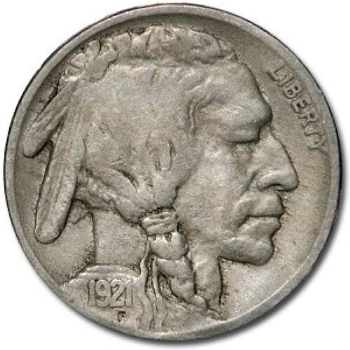 1921 P - Buffalo Nickel - G/VG - Picture 1 of 1