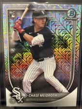 2025 Bowman Chrome - Chase Meidroth #71 Mega Box Mojo Refractor (RC)