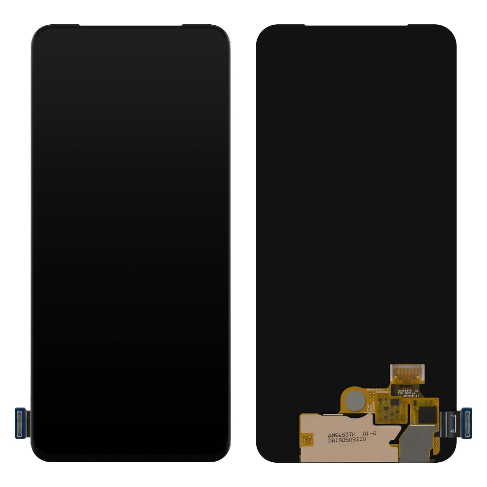 Écran LCD Oppo Reno 2Z châssis noir de remplacement complet