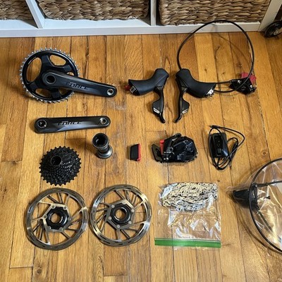 Barely Used SRAM Rival and Force Etap AXS 12spd 1x Road Groupset - Main Image