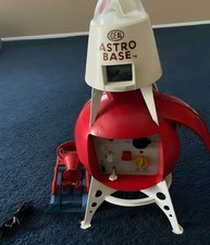 Ideal Astro Base Space Lock Rocket Base Toy, Space Theme, Vintage 1960