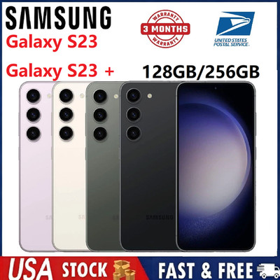 New Sealed Samsung Galaxy S23/S23+ Plus 128/256GB (5G) Factory Unlocked GSM+CDMA