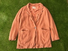 We the Free - Free People Linen Blend Lagenlook Blazer Oversized - MEDIUM