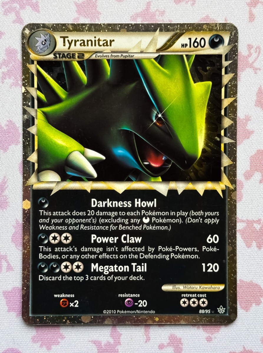 POKEMON • Tyranitar PRIME OLOGRAFICA • UNLEASHED 88/95 ULTRA RARA