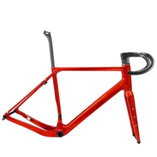 700C Light Weight Disc Brake Road Cycling Frame Gravel Bicycle Carbon Frameset