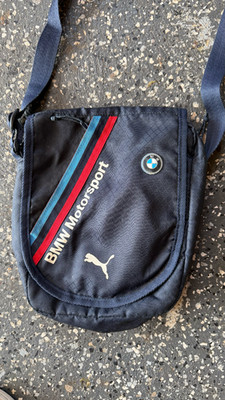 PUMA BMW Motorsport Navy Small Crossbody Shoulder Bag