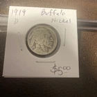 1919 D Buffalo Nickel. $5
