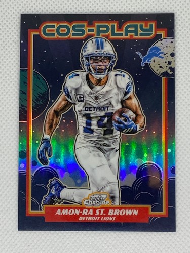 2025 Topps Cosmic Chrome Amon-Ra St. Brown Base (RAW)