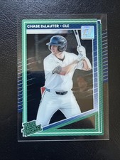 2025 Panini Donruss - Clearly Rated Prospects Chase Delauter #107 (RC)