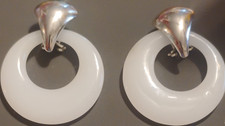 Bake lite Clip-On Dangle Earrings  Interchang...