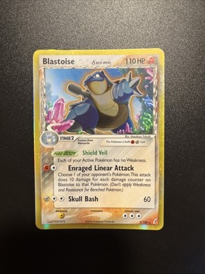 Pokémon Karte Blastoise Delta Species 2/100 Crystal Guardians Holo 2006 ENG