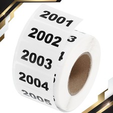 1 Roll Inventory Number Sticker 1.6"x0.8" 2001-3000 Consecutive Number Sticker