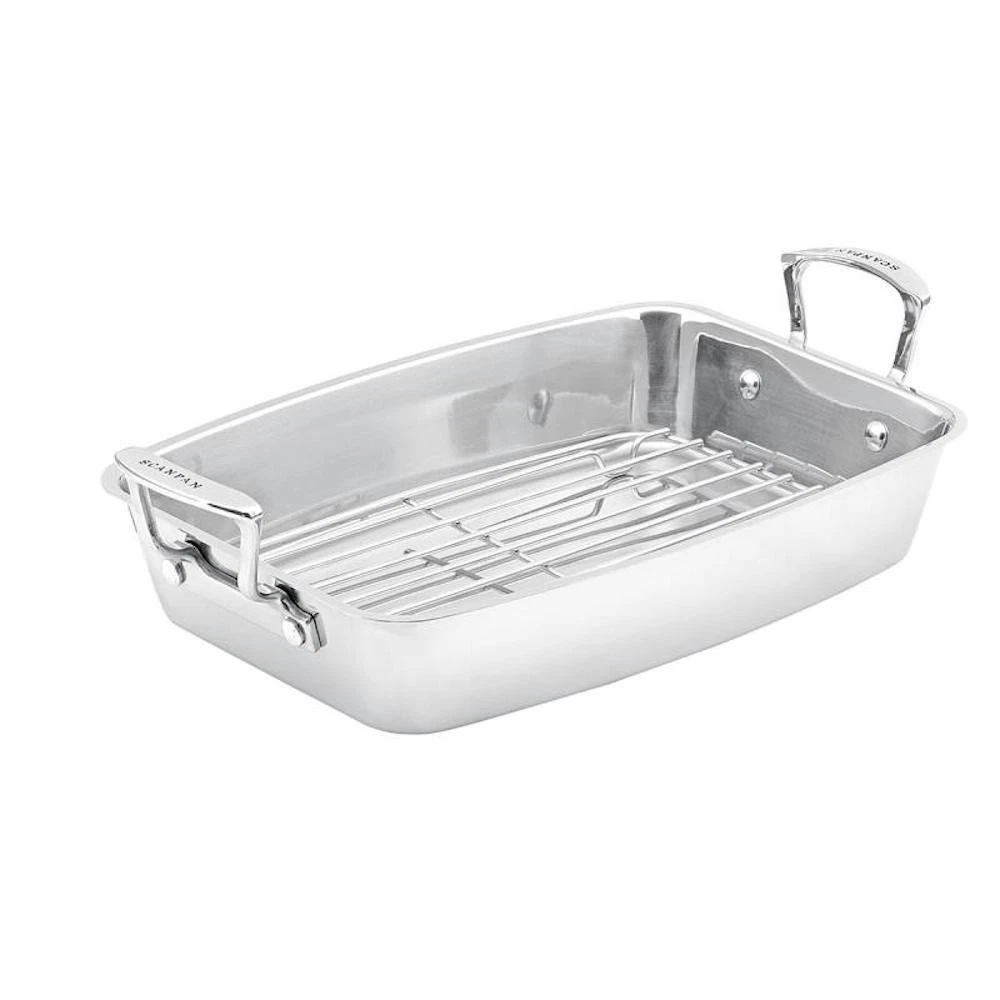 Scanpan Impact Large Roasting Pan With Rack - 44cm x 26cm