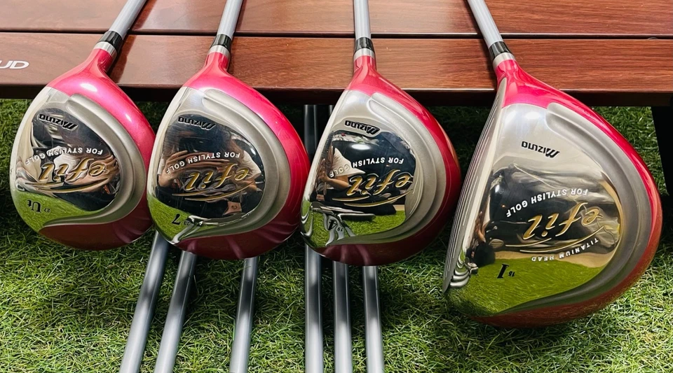 Women Mizuno Efil Full Set 1w 4w 7w UT Iron 789PS 10Pics RH Golf Club Ladies - Image 2 of 4