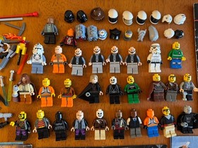Incomplete Vintage Star Wars Lego Sets 7263 6205 4500 7257 4484 6965 + minifigs