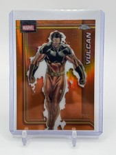 2026 Topps Chrome Marvel Comics Vulcan Orange Refractor 25/25 #191