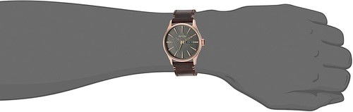 Nixon Sentry Leather A105 Men’s Watch (42mm Watch Face/ 23mm Leather Band) - Picture 23 of 24