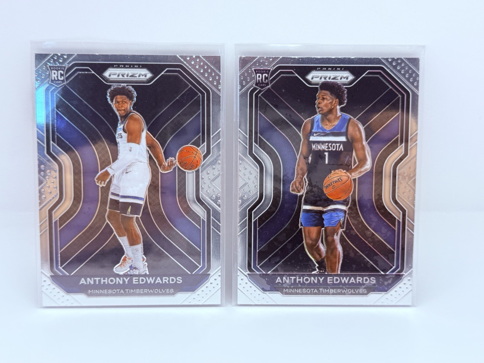 2020-21 Panini Prizm - Anthony Edwards #258 (RC)  Variation