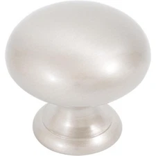 Bi-Fold Closet Door Knob, 1-1/4 Inches, Satin Nickel by Stone Harbor Hardware