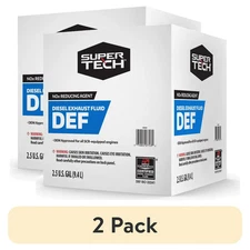 SuperTech DEF Diesel Exhaust Fluid 2 Pack 2.5 Gal / 9.46L Made in USA