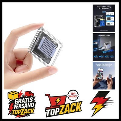 ORICO M.2 2230 NVMe SSD-Gehäuse, 10 Gbit/s USB-C 3.2 Gen2 Adapter, kompatibel...
