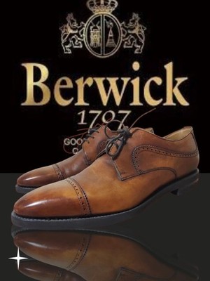 BERWICK GR 44 .5 UK 10,5 GOODYEAR WELTED QUALITY SCHOES 1707