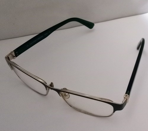 Calvin Klein Eyeglasses Frame Only CK7392 305 51-15-135 Green/Gold Full Rim 