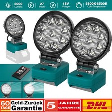 18V LED Taschenlampe Arbeitsleuchte Für Makita Li-ion 18V Akku Strahler Licht DE