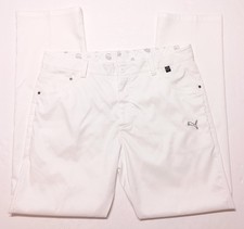 PUMA Golf 5 Pocket Performance Pants 565522 White  34 x 32